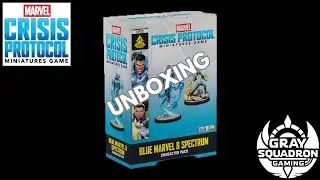 Marvel Crisis Protocol Unboxing: Blue Marvel and Spectrum