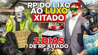 FIZ 2 DIAS DE RP DO LIXO AO LUXO XITADO NO GTA RP COM HACK MOD MENU! - ECLYPSE MENU