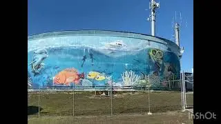 Bowen Water Tank Art - Australian Silo Art Trail - Queensland - Australia
