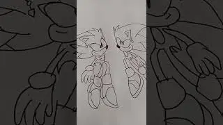 the ultimate Fusion shadic #like #subscribe #art #comment #sonic #shadic