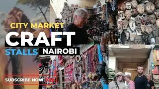 City Market AFRICAN CRAFTS Stalls - NAIROBI | Artifacts | Culture | Art #africanculture #kenya