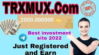 New TRX Mining Site in 2022 | Free Mining Reward 2000TRX | TRX New Site Today | 30% Daily Profit