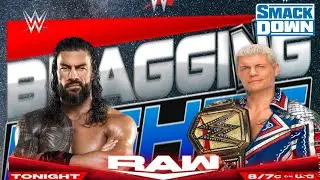 Roman Reigns Vs Cody Rhodes  Last Man Standing Full Match Monday  Raw WWE 