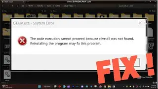 the code execution cannot proceed because xlive.dll was not found gta 4 fix