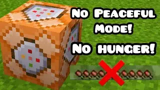 How to Remove Hunger in Minecraft WITHOUT Peaceful Mode