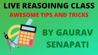 🔴LIVE REASONING NUMBER SERIES BY GAURAV SENAPATI