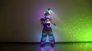 Full Color Pixel LED Robot Suit Costume M23
