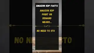 Amazon KDP Print on Demand: No Inventory, No Worries! 📚✨ #amazonkdp #globalreach #selfpublishing