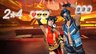 finally, Free Fire 2 vs 4 once again with best friend 😜😎 let's go 🔥🗿☠️💀