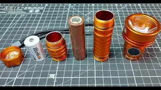 Wurkkos TS11 update - extension tube for 18650 battery