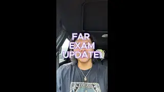 FAR EXAM UPDATE! Scores will be released 07/31