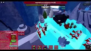 Base Defence Winter Event 2024 Solo Challenge 6 (3 slots no event towers bare minimum | Roblox