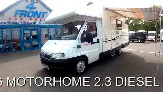 FOR SALE 2005 (05) CI CARIOCA 656 MOTORHOME 2.3 DIESEL MANUAL GEARBOX 6 BETRH 6 TRAVELLING SEATS