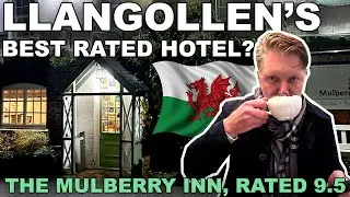 I stayed the best rated hotel in Llangollen, North Wales (9.5) and saw amazing Welsh countryside!