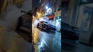 A heavily modified street car performing #cars #shorts #modified