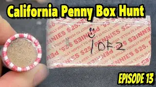 $25 California Penny Box Hunt and Album Fill  - Courtesy of @PineCreekCoins - Episode 13