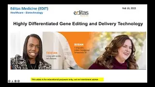 Editas Medicine (EDIT) - Turnaround story!
