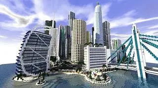 Building an Epic Modern City in Minecraft | Skyscrapers, Parks & Futuristic Designs!