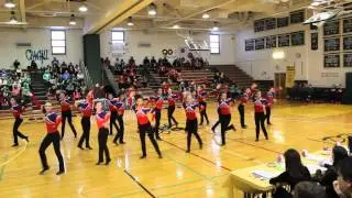 Wootton Poms win First Place in Damascus Hornets Pom Invitational.