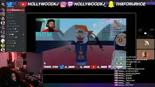 KJ & LGC REACT TO LIL SNAGGG PLAYING REC ROOM