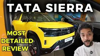 TATA Sierra  2025 2026 Most Detailed Review ( Price Base Model Top Model Mileage )