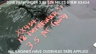 2018 Pathfinder 3.5l 52k Miles stk# xx434