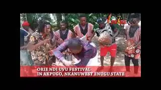Akpugo's King Of Masquerade Storms Orie Ndi Uvu Festival In Akpugo Nkanu West, Enugu State