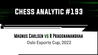 Magnus Carlsen vs Rameshbabu Praggnanandhaa | Oslo Esports Cup, 2022