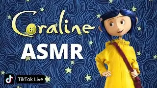 ASMR Temático: Coraline - Telarañas, lectura, alfileres, esferas de agüita