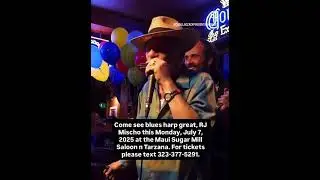 Blues harmonica master RJ Mischo￼