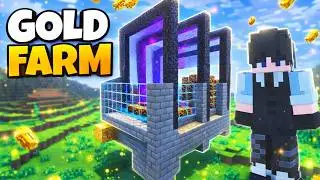 Unlimited Gold Farm in Minecraft PE 😱 Super Easy & Fast!!