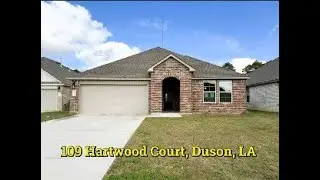 Video Tour of 109 Hartwood Court, Duson, LA