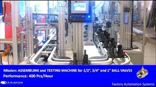 ASSEMBLING and TESTING MACHINE for ½”, ¾” and 1