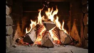 🔥Seară Liniștită la Șemineu / Cozy FirePlace 4k - 8 hours