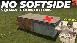 Квадратные фундаменты Eco-Raid PROOF и бункерное основание 4X4 | НОВИНКА RUST 2025