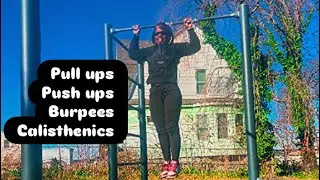 Pull Ups |  PushUps Release | Burpee&rsquo;s | Back Chest Legs | Calisthenics Training @ms_naimajourney2u 