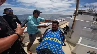 Bluefin Tuna  & haircuts aboard Highliner Sportfishing San Diego Ca