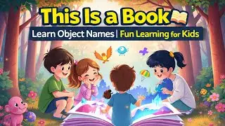 This Is a Book 📖 | Learn Object Names | Fun Learning for Kids