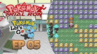 Pok&eacute;mon Let's Go Shinx and Riolu Trial Run Part 5:This town is Creepy