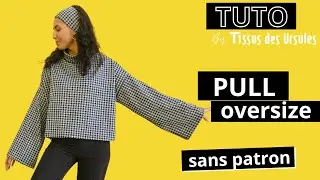 SEWING TUTORIAL - Oversized turtleneck sweater