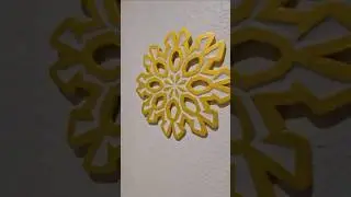'25 Snowflakes - #12 #christmas #diyshorts #christmasmusic #christmascraft  #handmade #crafting