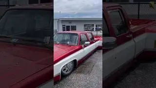 Bagged squarebody dually #squarebodychevy  #dually