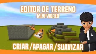 Como usar o EDITOR DE TERRENO no MINI WORLD