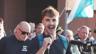 Big Migrant Protest at Best Western Hotel Aberdeen