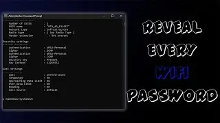 Найдите все сохраненные пароли от Wi-Fi с помощью командной строки Windows.