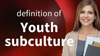 Youth subculture &mdash; definition of YOUTH SUBCULTURE