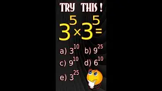 Algebra Basics: Laws of Exponents#Shorts