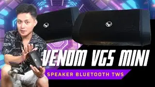 Speaker Bluetooth tws venom vgs mini temen asyik mendengarkan music