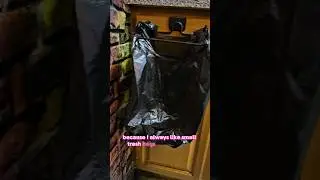 kitchen trash bag hack! #TRASHBAG #AMAZONBUY #kitchenmusthaves