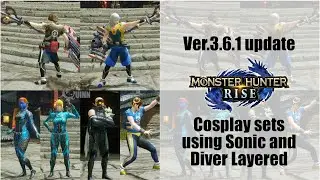 MH Rise Fashion Hunter: Version 3.6.1 (Sonic update) - More Cosplay Sets!
